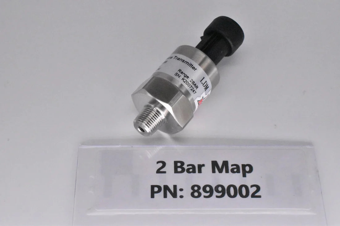 2 Bar MAP Sensor (Reads - 14.7 PSI to +14.7 PSI) PN: 899002