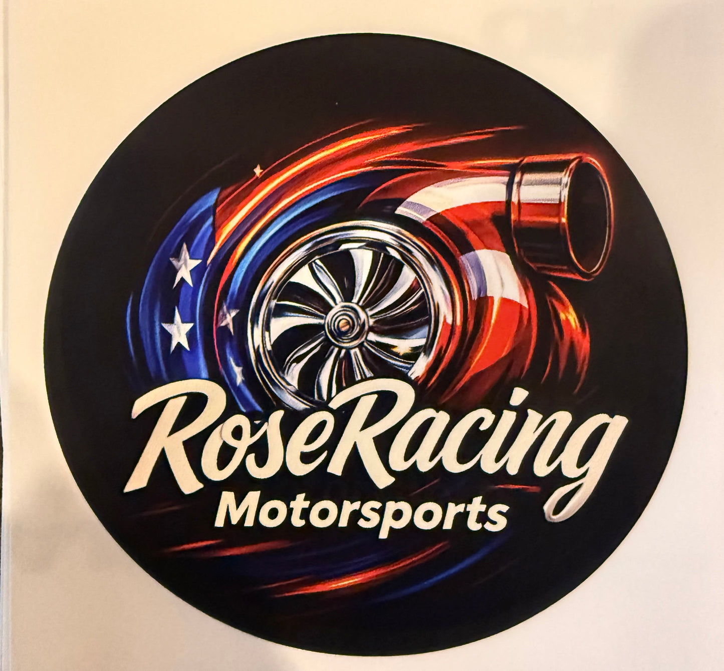 Rose Racing Motorsports Turbo Sticker