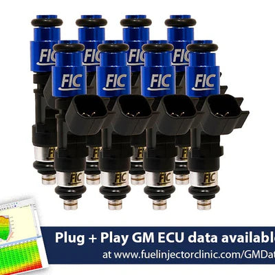 2150cc (240 lbs/hr at OE 58 PSI fuel pressure) FIC Fuel Injector Clinic Injector Set for LS1 engines (High-Z) (is301-2150h)