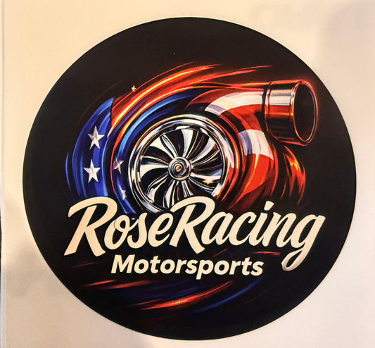 Rose Racing Motorsports Turbo Sticker